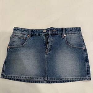 Classic Blue Denim Mini Skirt